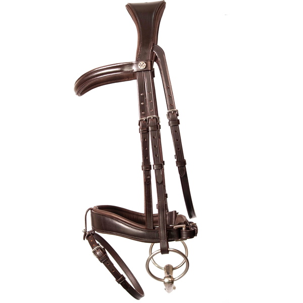 Henry James Dressuurzadel Bridle HJ-BR-03 - BROWN